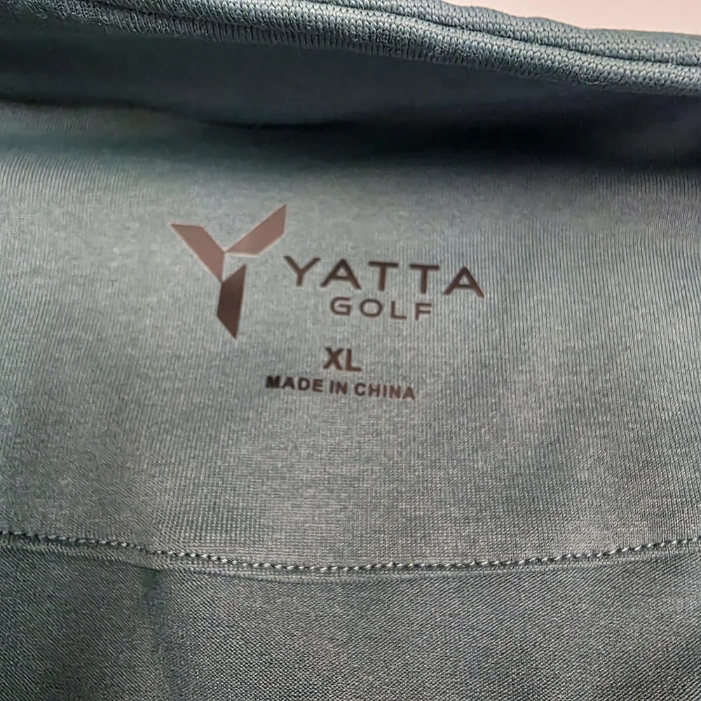 Yatta‎ Golf 1/4 Zip Long Sleeve Pullover Jacket Sage Green Men's XL